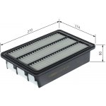 Vzduchový filtr BOSCH F 026 400 091 (F026400091) – Hledejceny.cz