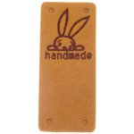 Nášivka HAND MADE králík 50x20mm Varianta: okrová – Hledejceny.cz