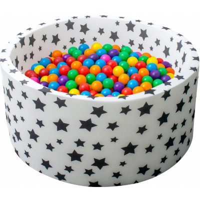 Aga suchý bazén 90 x 40 cm s míčky hvězdičky – Zboží Dáma
