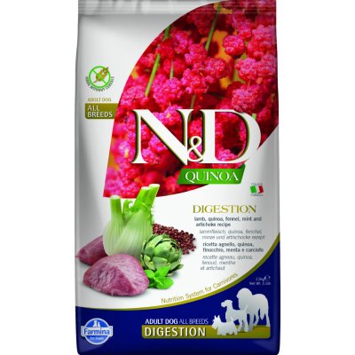 N&D Quinoa Dog Adult Digestion Grain Free Lamb & Fennel 2,5 kg