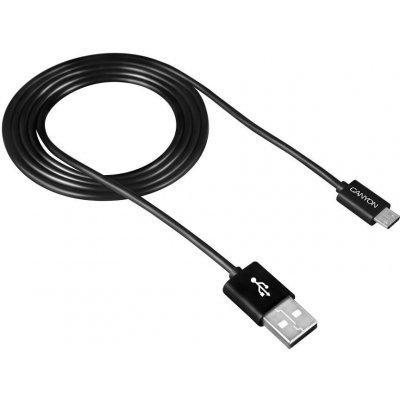 Canyon CNE-USBM1B, USB 2.0 / micro USB, 1m, černý – Zbozi.Blesk.cz