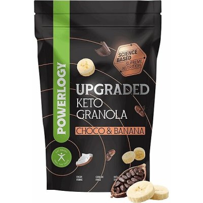 Powerlogy Upgraded Keto Granola Choco and Banana 350 g – Zboží Dáma