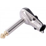 HICON J63MA05 plochý úhlový lomený jack 6,3mm mono kabelový samec – Sleviste.cz