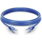 PremiumCord sputp01B Patch UTP RJ45-RJ45 level 5e, 1m, modrý – Hledejceny.cz