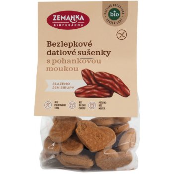 Biopekárna Zemanka Bezlepkové pohankovo datlové Bio sušenky 100 g