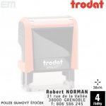 Trodat 4911 [ 38 x 14 mm pouze gumový štoček – Zboží Živě