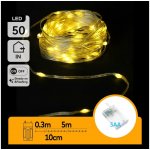 Aigostar B.V. Aigostar LED Vánoční řetěz 50xLED 3xAA 5,3m teplá bílá AI1324 – Zbozi.Blesk.cz