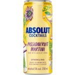 Absolut Passion.Martini 5% cocktails 5% 0,25 l (holá láhev) – Zboží Dáma