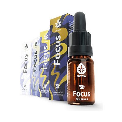 CBD WAY Olej Focus Soustředění 20 % 10 ml – Zboží Mobilmania