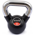 TRINFIT Kettlebell kov guma s chrom madlem 4 kg – Hledejceny.cz