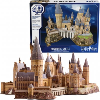 4D BUILD 3D Puzzle Harry Potter: Bradavický hrad 209 ks – Zbozi.Blesk.cz