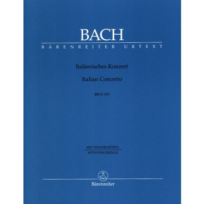 J.S. Bach: Italian Concerto BWV 971 With Fingering noty na klavír – Hledejceny.cz