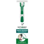 Profisales Kartáček na zuby pro psy a kočky - Trojhlavý – Zboží Dáma