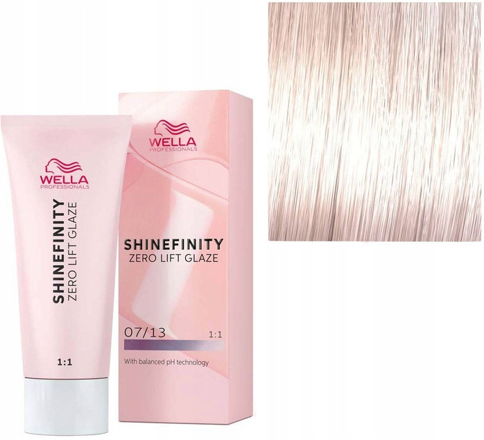 Wella Shinefinity Zero Lift Glaze 07/13 Cool Toffee Cream 60 ml