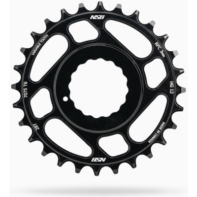 Převodník Race Face Cinch HG12 1x12 Direct Mount 28T 3mm offset Černá – Hledejceny.cz