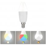 Rabalux Chytrá LED stmívatelná žárovka s funkcí RGB, E14, C37, 5W, 480lm, teplá bílá-studená bílá – Zboží Živě