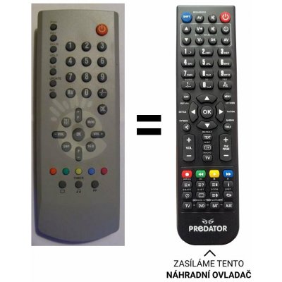 Dálkový ovladač Predátor Sencor STV2801 – Hledejceny.cz
