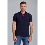 Gant CONTRAST COLLAR PIQUE SS RUGGER modrá – Hledejceny.cz