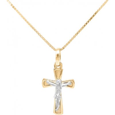 Beny Jewellery Zlatý Kříž s Ježíšem Kristem 7151413