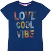 Dětské tričko Winkiki kids Wear dívčí tričko Love Cool Vibe navy
