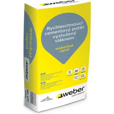 Weber bat rapid Potěr cementový rychle tvrdnoucí 25 kg – Zboží Mobilmania