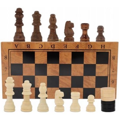 DŘEVĚNÉ ŠACHY 3v1 – Zboží Živě