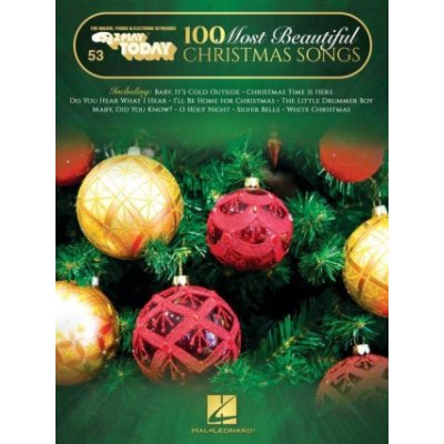 100 Most Beautiful Christmas Songs: E-Z Play Today #53 Songbook with Large Easy-To-Read Notation and Lyrics – Zboží Mobilmania