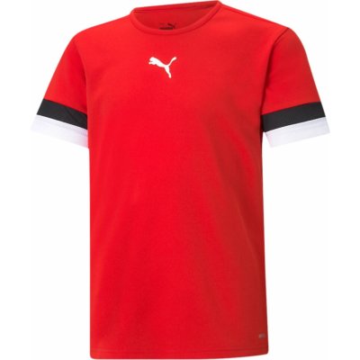 Puma Team Rise Pánské fotbalové triko Jersey Červená,Bílá,Černá – Zboží Mobilmania
