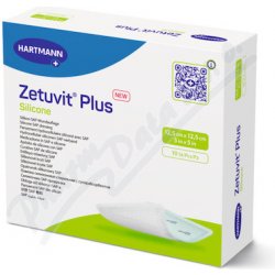 Zetuvit Plus Silicone 12,5 x 12,5 cm 10 ks