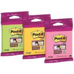 Samolepicí bloček "Super Sticky", různé barvy, 76x76 mm, 75 listů, 3M POSTIT – Hledejceny.cz