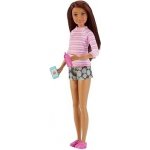Barbie Chůva blondýnka v růžových šatech s jednorožcem – Zbozi.Blesk.cz