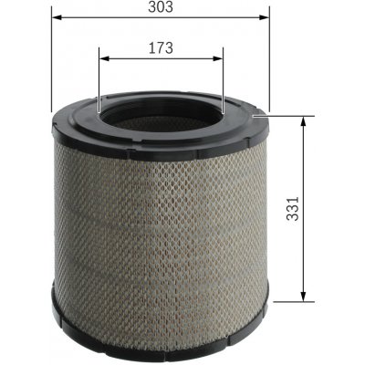 Vzduchový filtr BOSCH F 026 400 275 (F026400275) – Hledejceny.cz