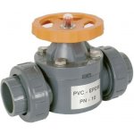 CH PVC Membránový ventil lepení/lepení - 50 mm – Hledejceny.cz