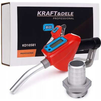 Tankovací pistole s autostopem a LCD displejem pro čerpadlo na naftu a olej, Kraft&Dele KD10581 | Zboží Auto
