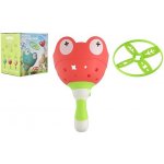 Teddies Vystřelovací vrtulka žába plast 22cm + startér v krabici 14x15x11cm – Sleviste.cz