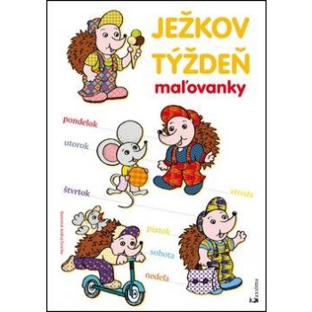 Ježkov týždeň maľovánky