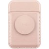 Pouzdro a kryt na mobilní telefon UNIQ Flixa magnetická peněženka a stojánek s úchytem, Blush růžové UNIQ-FLIXA-růžové