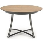 Halmar Kulatý rozkládací jídelní stůl Moretti dub zlatý antracit – Zboží Mobilmania