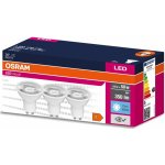 Osram 3PAK LED žárovka LED GU10 4,5W = 50W 350lm 4000K Neutrální bílá 36° VALUE – Hledejceny.cz