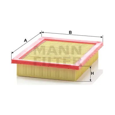 MANN FILTER Vzduchový filtr C 2496 – Hledejceny.cz