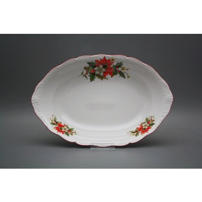 Bohemia Porcelán 1987 Koš na chléb Verona Vánoční hvězda CCL 36cm – Zboží Dáma
