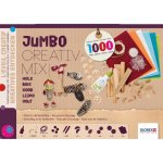 Glorex Jumbo kreativní sada dřevo 1000 ks – Hledejceny.cz