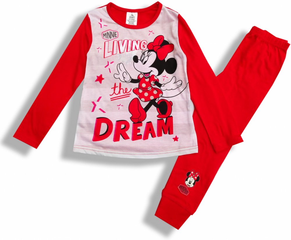Disney Dětské pyžamo Minnie Mouse červená | Srovnanicen.cz