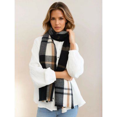 Classic Scarf černá kostkovaná – Zboží Dáma