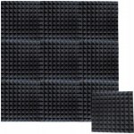 Akustická pěnová deska / odhlučňovací panel - pyramidy 50 x 50 x 5 cm – Hledejceny.cz