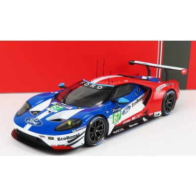 Ixo-models Ford usa Gt 3.5l Turbo V6 Team Ford Chip Ganassi Uk N 67 Lmgte Pro 2nd 24h Le Mans 2017 H.tincknell A.priaulx P.derani Červená Modrá Bílá 1:18 – Zbozi.Blesk.cz
