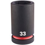 Milwaukee Průmyslové hlavice SHOCKWAVE™ IMPACT DUTY - 33 mm 1" impact socket deep - 1pc – Hledejceny.cz