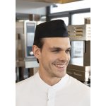 Karlowsky Kuchařská čepice se síťovanou vložkou KY137 Black ca. Pantone 419C univerzální – Zboží Dáma