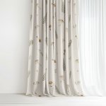 Goldea dekorační závěs luca - muchomůrky s kapradím 200x150 cm – Hledejceny.cz