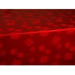 SCANquilt ubrus SOLID vánoční hvězdy červená 120x150cm – Zboží Mobilmania